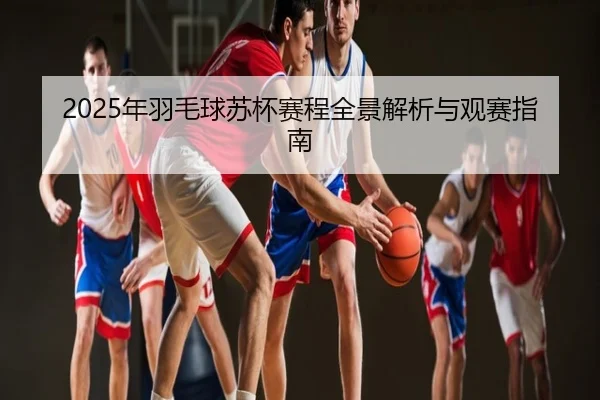 2025年羽毛球苏杯赛程全景解析与观赛指南